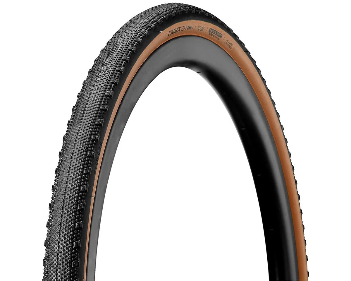 Cadex AR Tubeless Gravel Tire (Tan Wall) (700c) (40mm) (Folding) (AR-S Dual/Supple)
